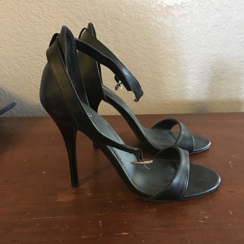 Mossimo Target Black Strappy Sandals